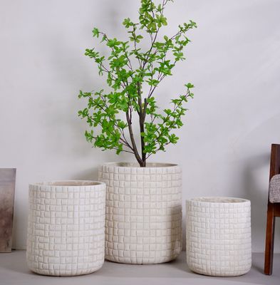 Vaso di fiori in argilla personalizzabile nordico per l'arredamento del centro commerciale di giardinaggio