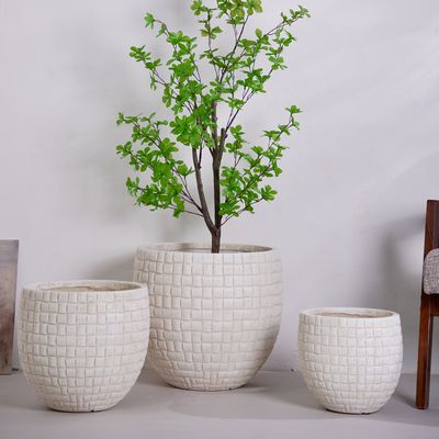 Moderno Vintage Nordic Customisable Clay Flower Pot Direct Factory Wholesale per la decorazione domestica per piante e fiori