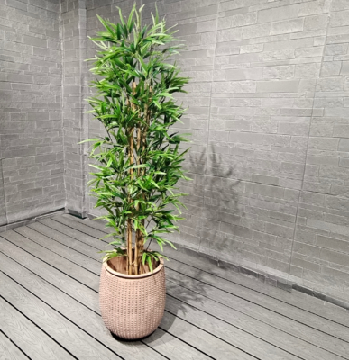 design chiaro con borchie rotondo in fibra di argilla per esterni design architettonico paesaggistico